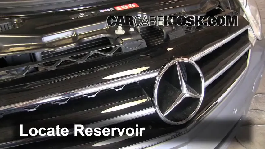 2010 Mercedes-Benz R350 4Matic 3.5L V6 Líquido limpiaparabrisas Agregar líquido